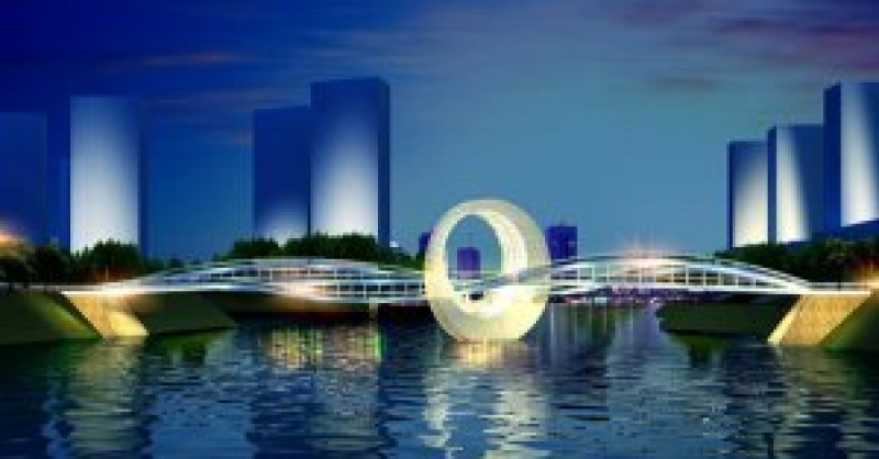 大盧河景觀(guān)橋完成樁基礎(chǔ)施工