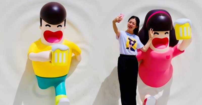 超可愛！西海岸新區(qū)金沙灘啤酒城IP形象發(fā)布